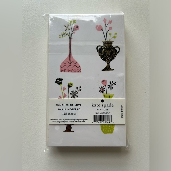 NIP kate spade Bunches Of Love Notepad - Picture 5 of 7